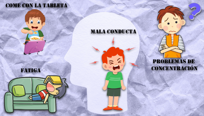 Qué pasa si un Niño usa mucho la Tablet